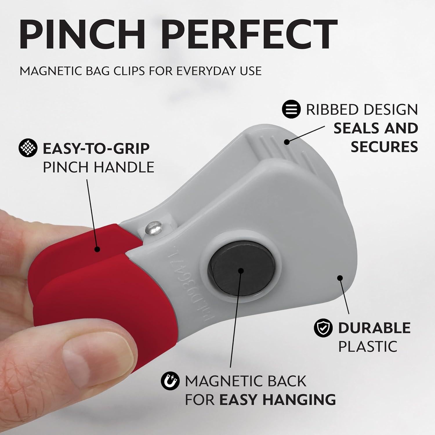 Pinzas Magnéticas Disney - Set de 6 para Bolsas de Alimentos