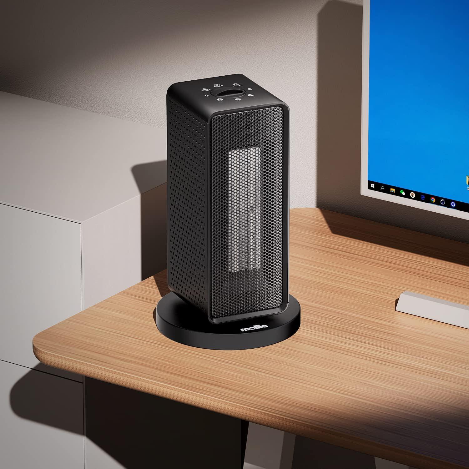 Calefactor Eléctrico Portátil MoNiBloom A23-HT-008-BK 120V