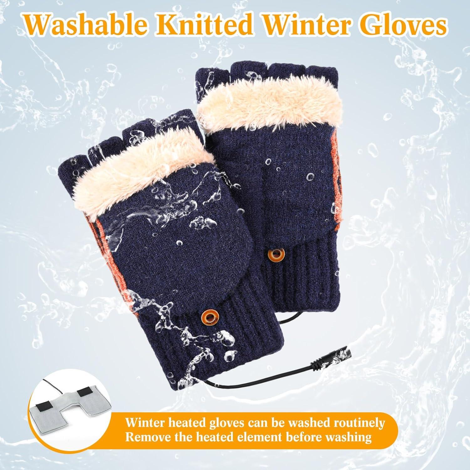 Guantes Térmicos USB Calentados ShinyMatch Unisex Invierno
