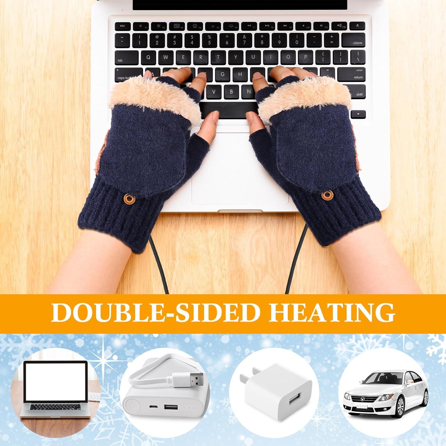 Guantes Térmicos USB Calentados ShinyMatch Unisex Invierno