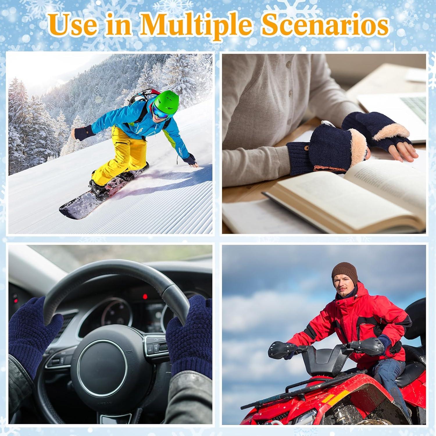 Guantes Térmicos USB Calentados ShinyMatch Unisex Invierno