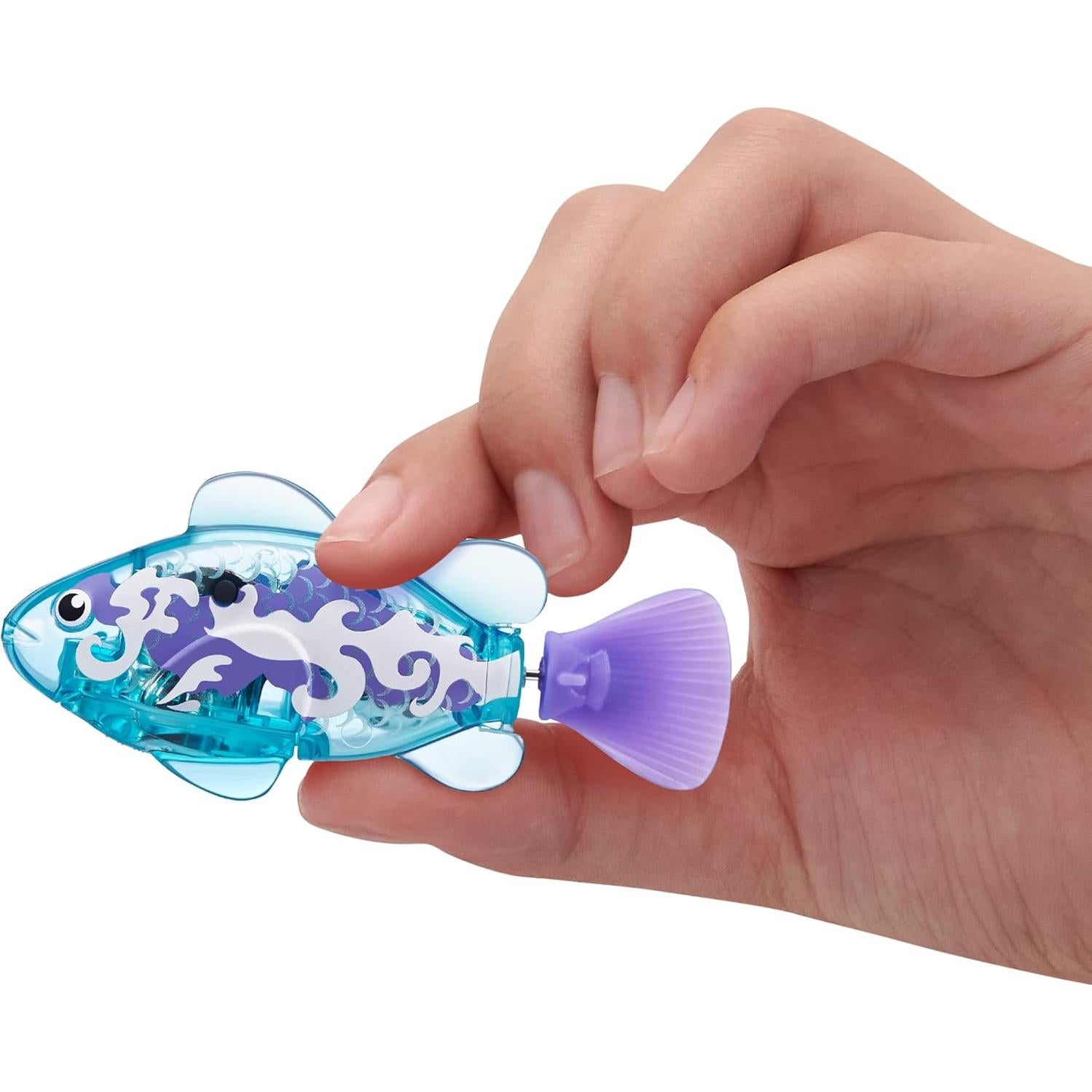 Robo Fish ZURU Pez Robótico Nadador 2 Piezas Turquesa Naranja