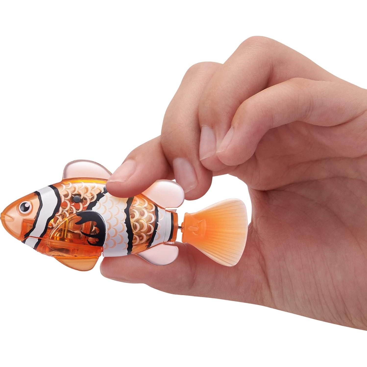 Robo Fish ZURU Pez Robótico Nadador 2 Piezas Turquesa Naranja