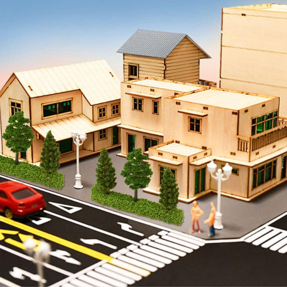 9 Piezas Tiras de Arbustos y Árboles Miniatura HOKPA