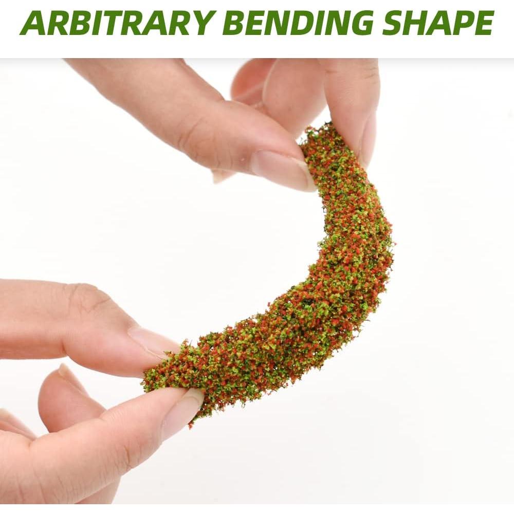 9 Piezas Tiras de Arbustos y Árboles Miniatura HOKPA