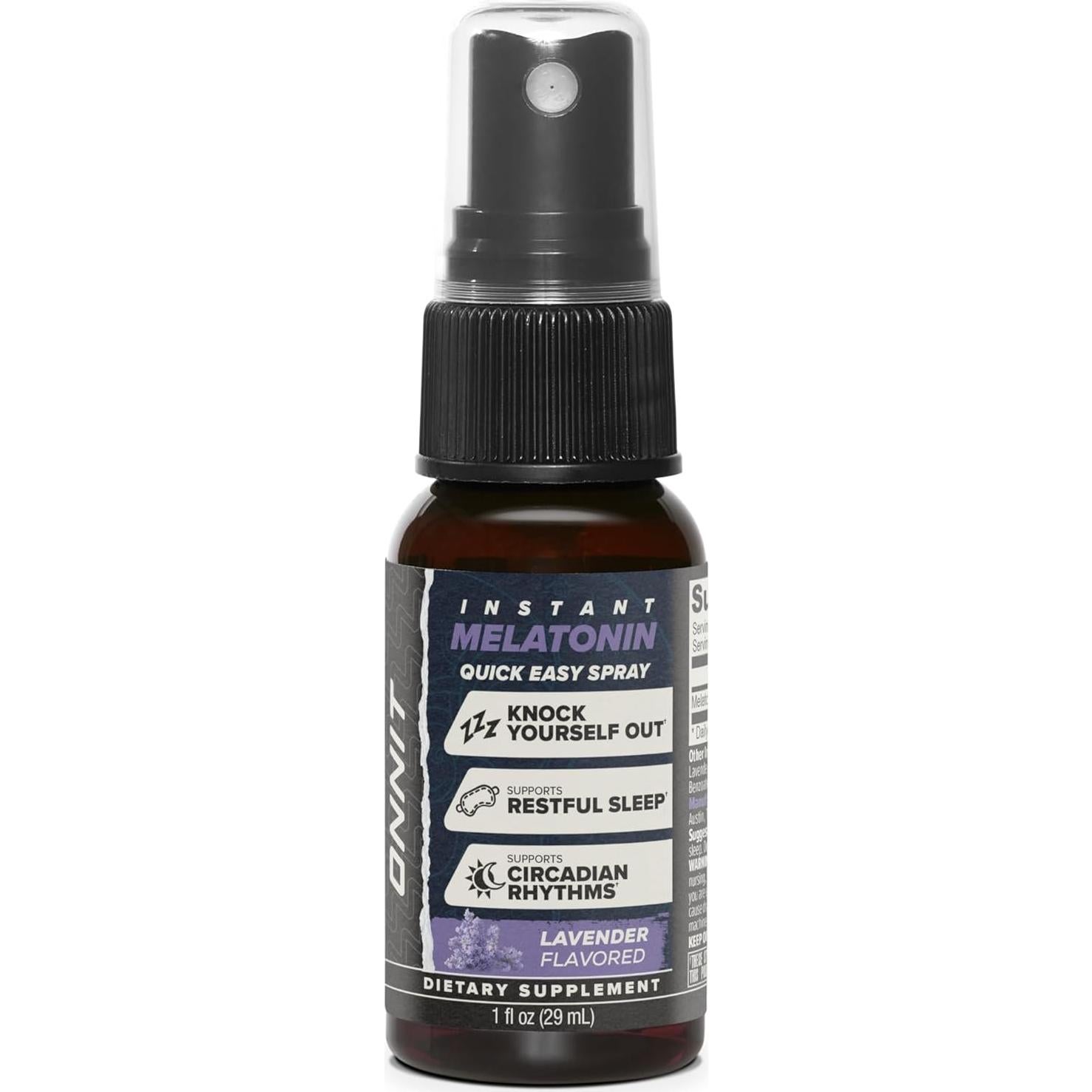 Spray de Melatonina ONNIT 30 ml Sabor Lavanda 3 mg