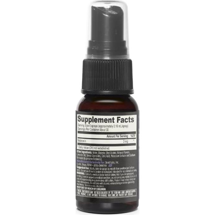 Spray de Melatonina ONNIT 30 ml Sabor Lavanda 3 mg