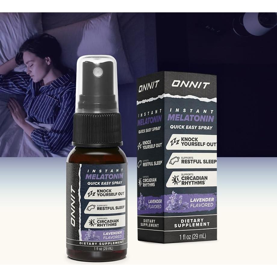 Spray de Melatonina ONNIT 30 ml Sabor Lavanda 3 mg