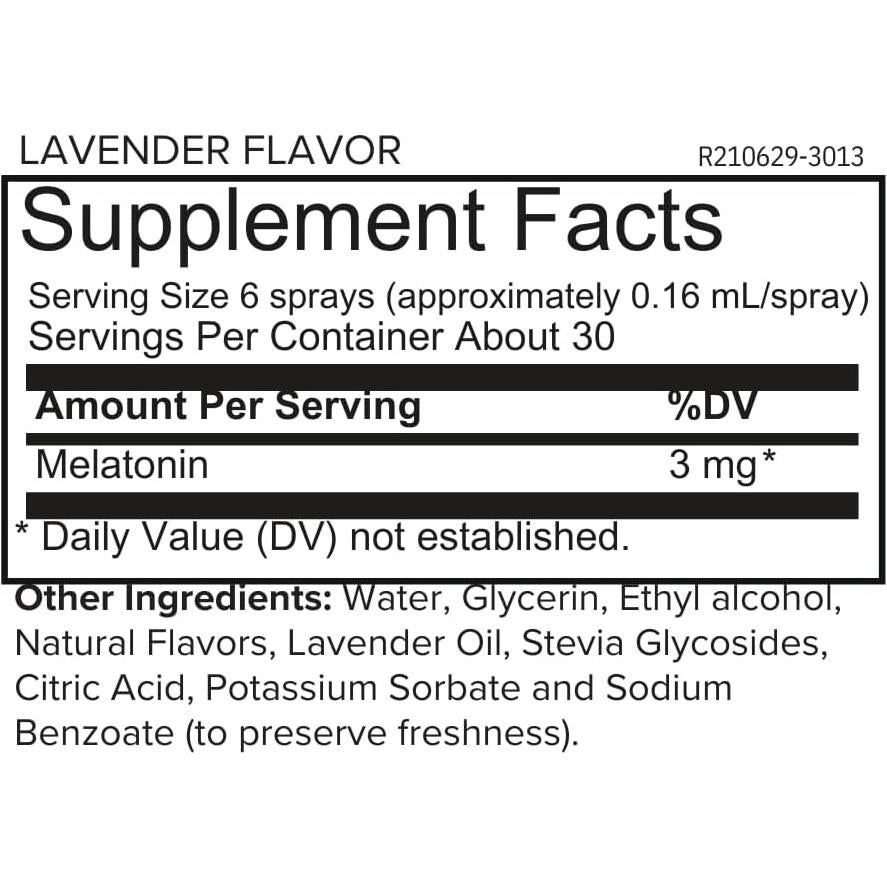 Spray de Melatonina ONNIT 30 ml Sabor Lavanda 3 mg