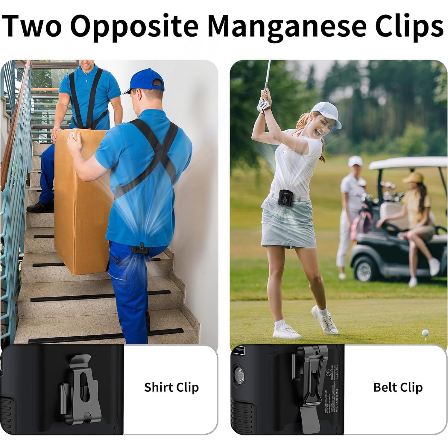 Ventilador Portátil Socool K50 10000mAh 5 Velocidades con Luz LED