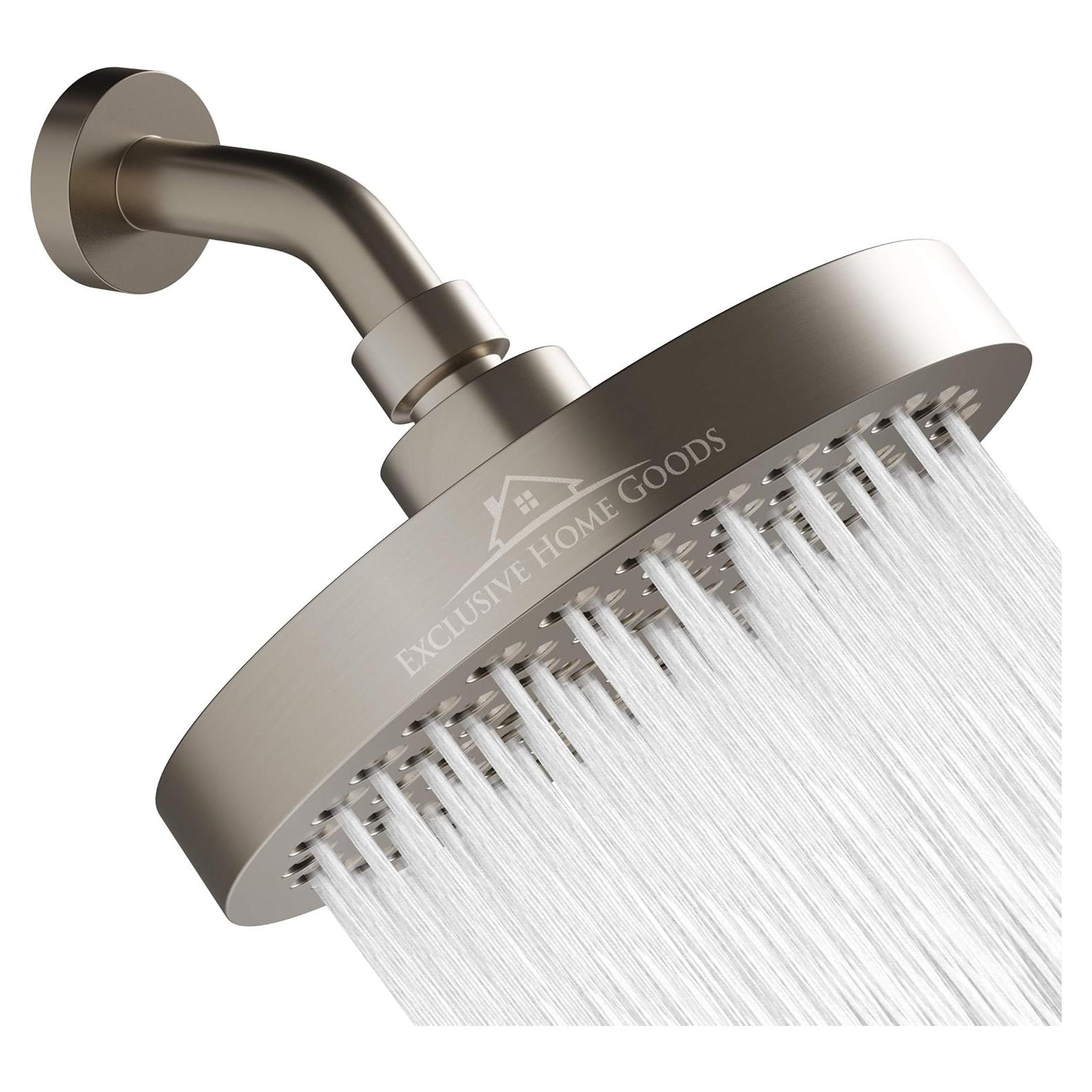 Cabezal de Ducha Heatsistence 6" Alta Presión Cromado ABS