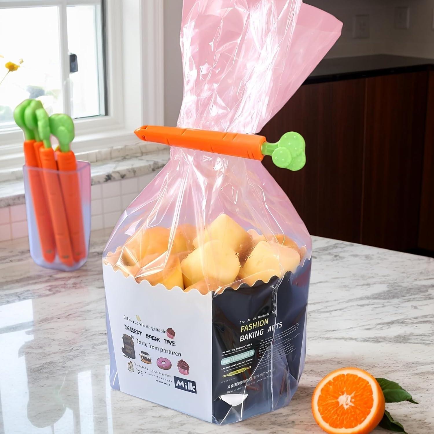 Pinzas para Sellar Alimentos Xingyuexuan - 10 Piezas con Cajas Magnéticas