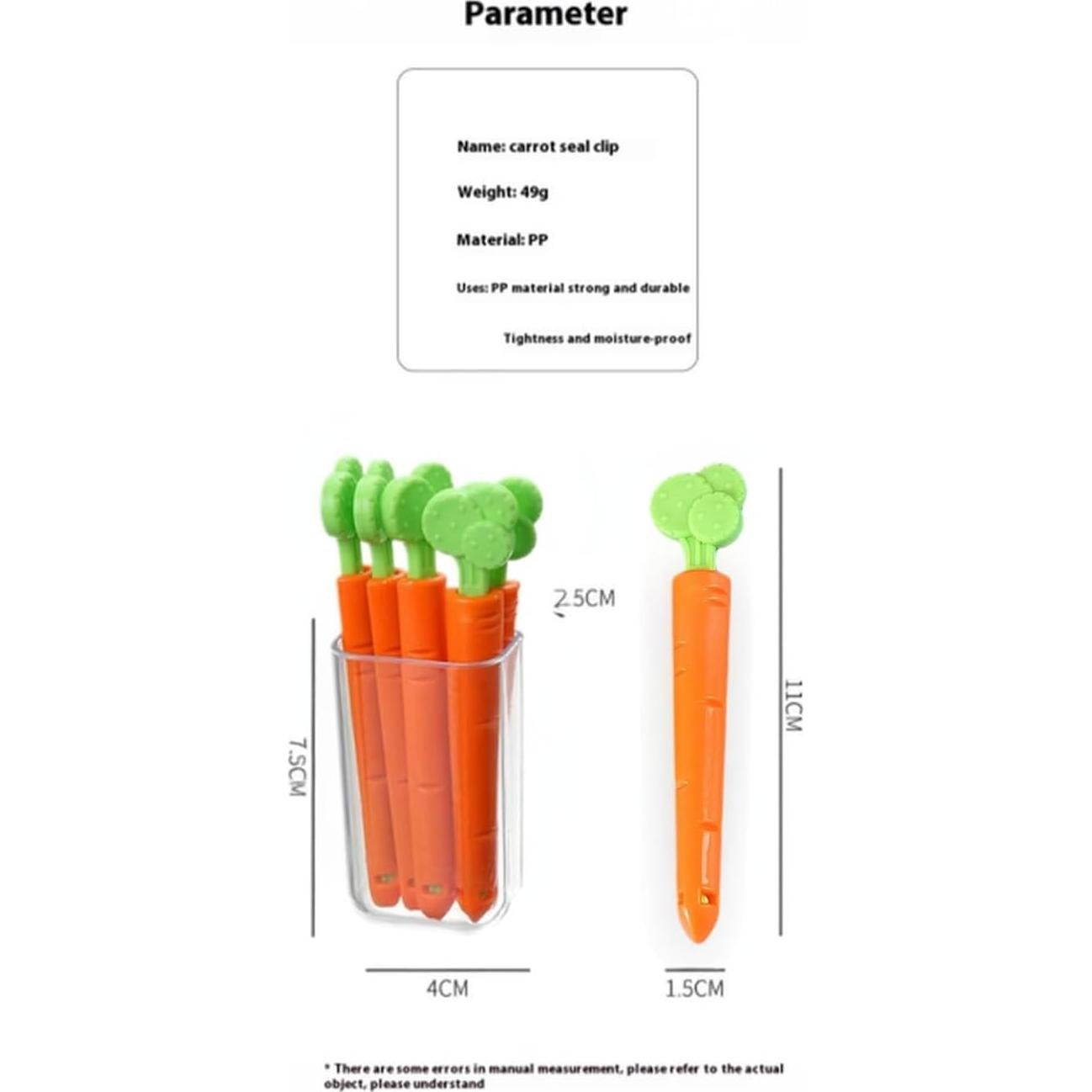 Pinzas para Sellar Alimentos Xingyuexuan - 10 Piezas con Cajas Magnéticas
