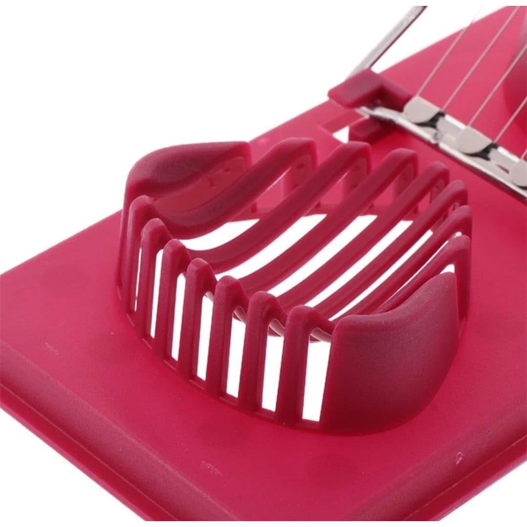 Cortador de Huevos Multifuncional Genérico Cereza 19.8x9 cm