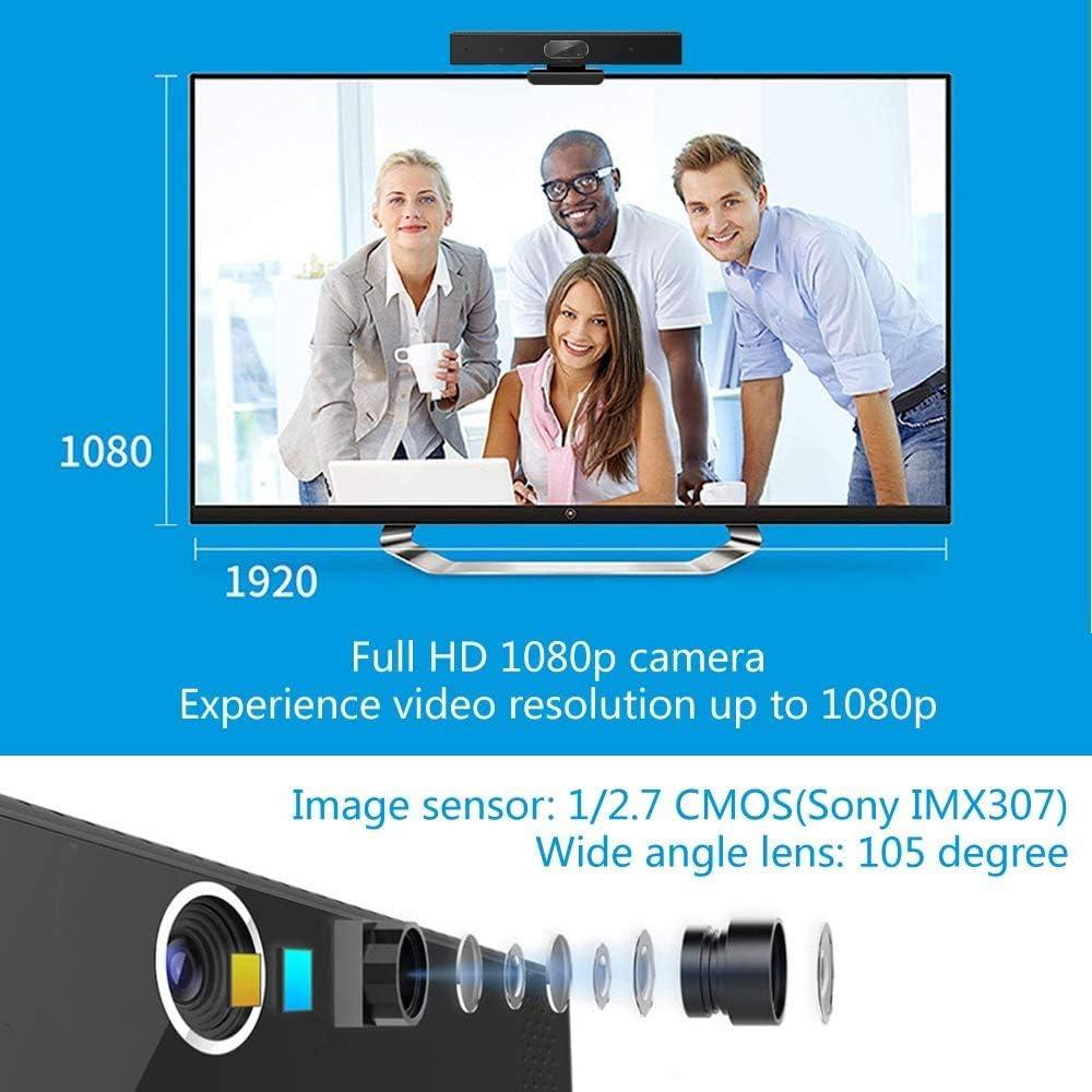 Cámara de Conferencia JACKLY USB 1080P Gran Angular