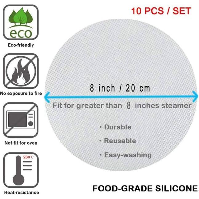 Almohadillas de Vapor de Silicona 20 cm LadayPoa - 10 Pcs
