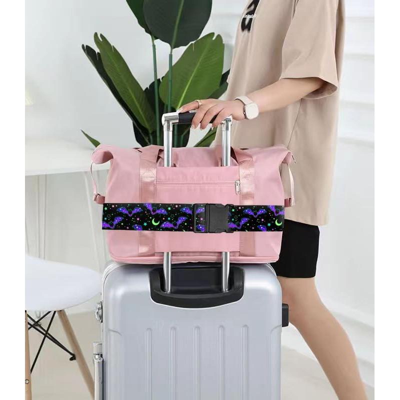 Correa de Equipaje Ajustable Luggitime Murciélagos Estrellas 120-200 cm