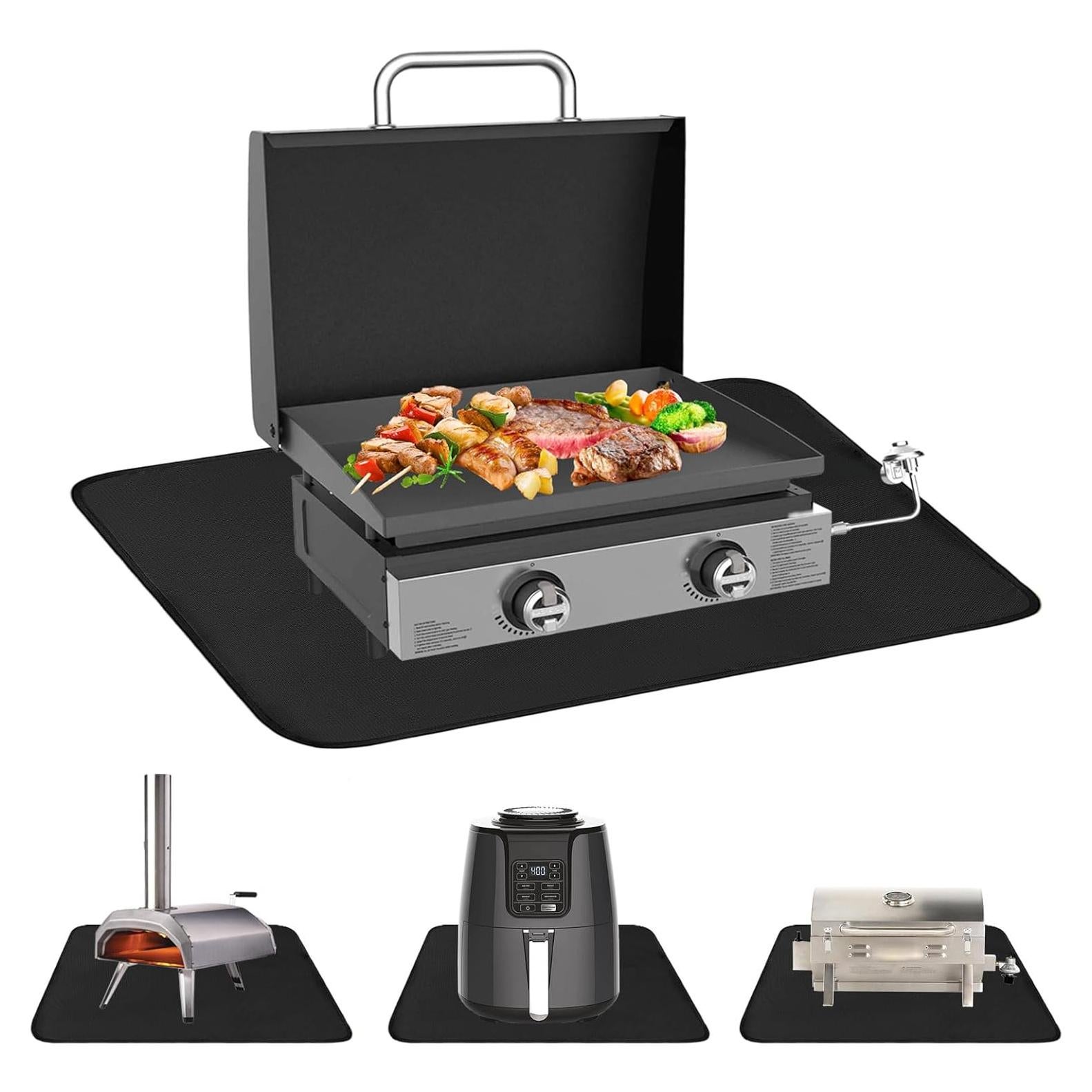 Mats de Grill Amerbro 61x79cm Resistentes al Calor y Agua