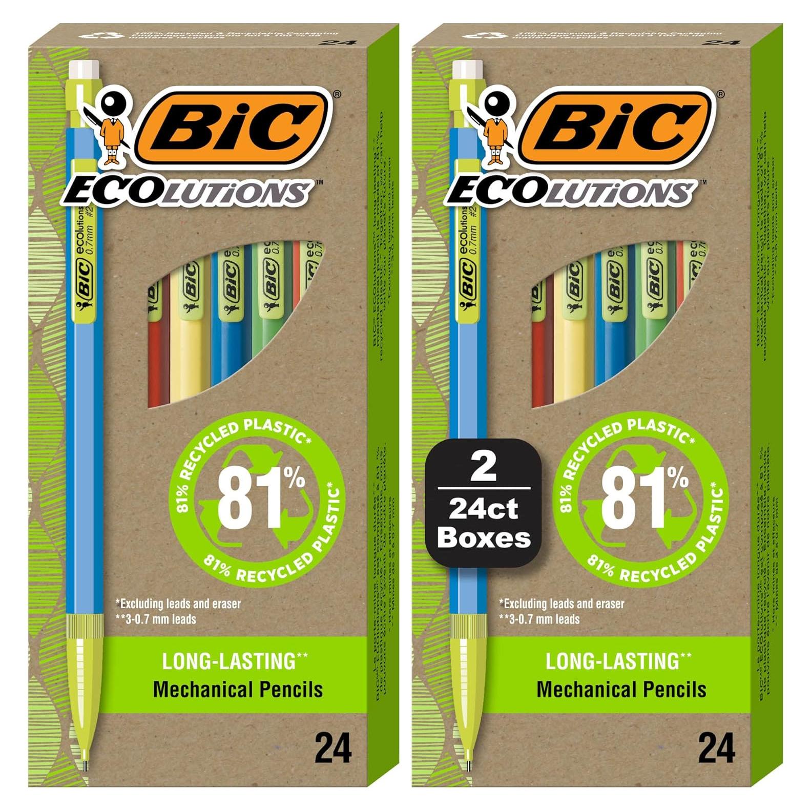 Lápices Mecánicos BIC Ecolutions 0.7mm Paquete de 48 Unidades