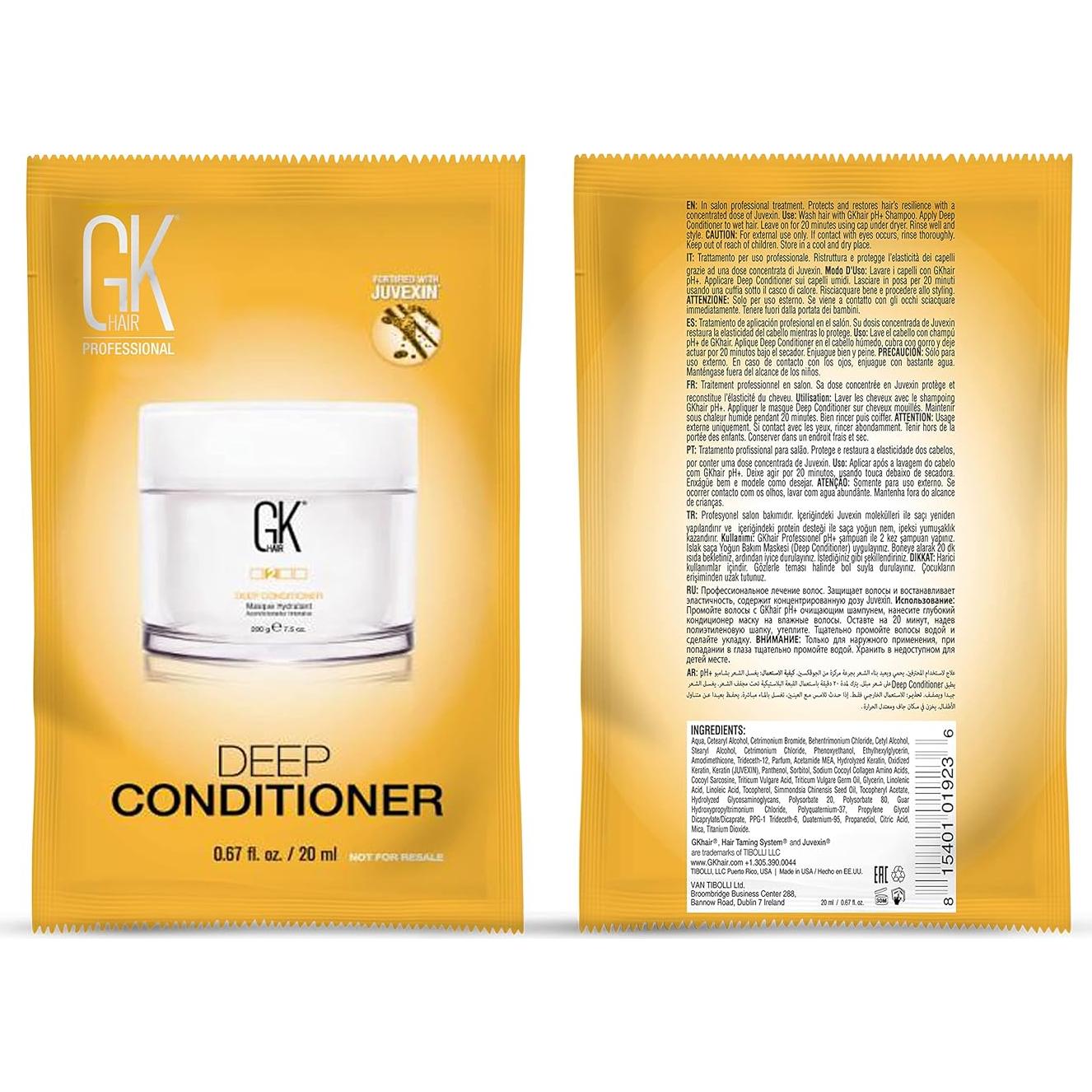 Mascarilla Acondicionadora Profunda GK HAIR 20ml - Hidratante