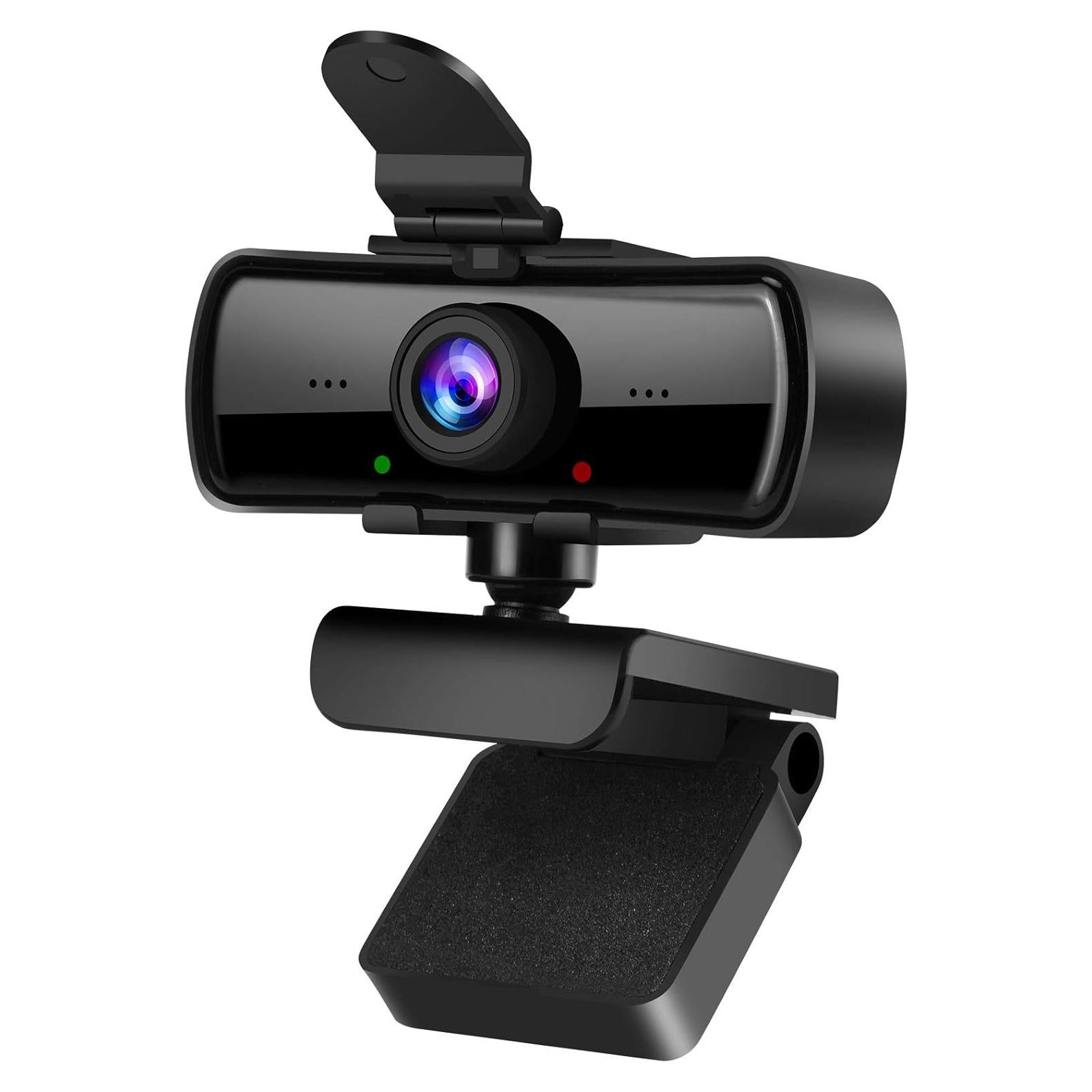 Cámara Web HD 1080P Ejfete con Micrófono y Cubierta de Privacidad