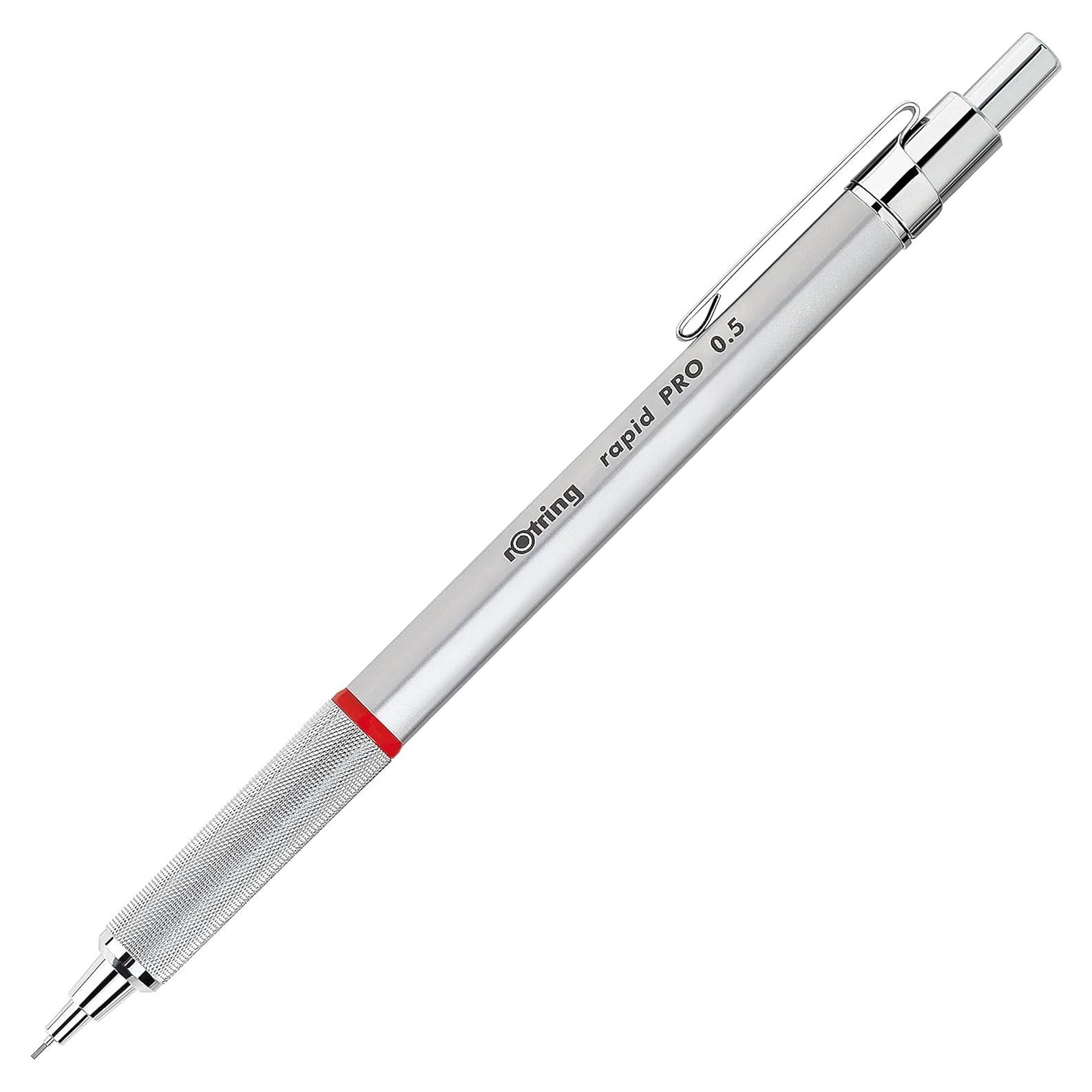 Lápiz Mecánico rOtring Rapid Pro 0.5 mm Plata