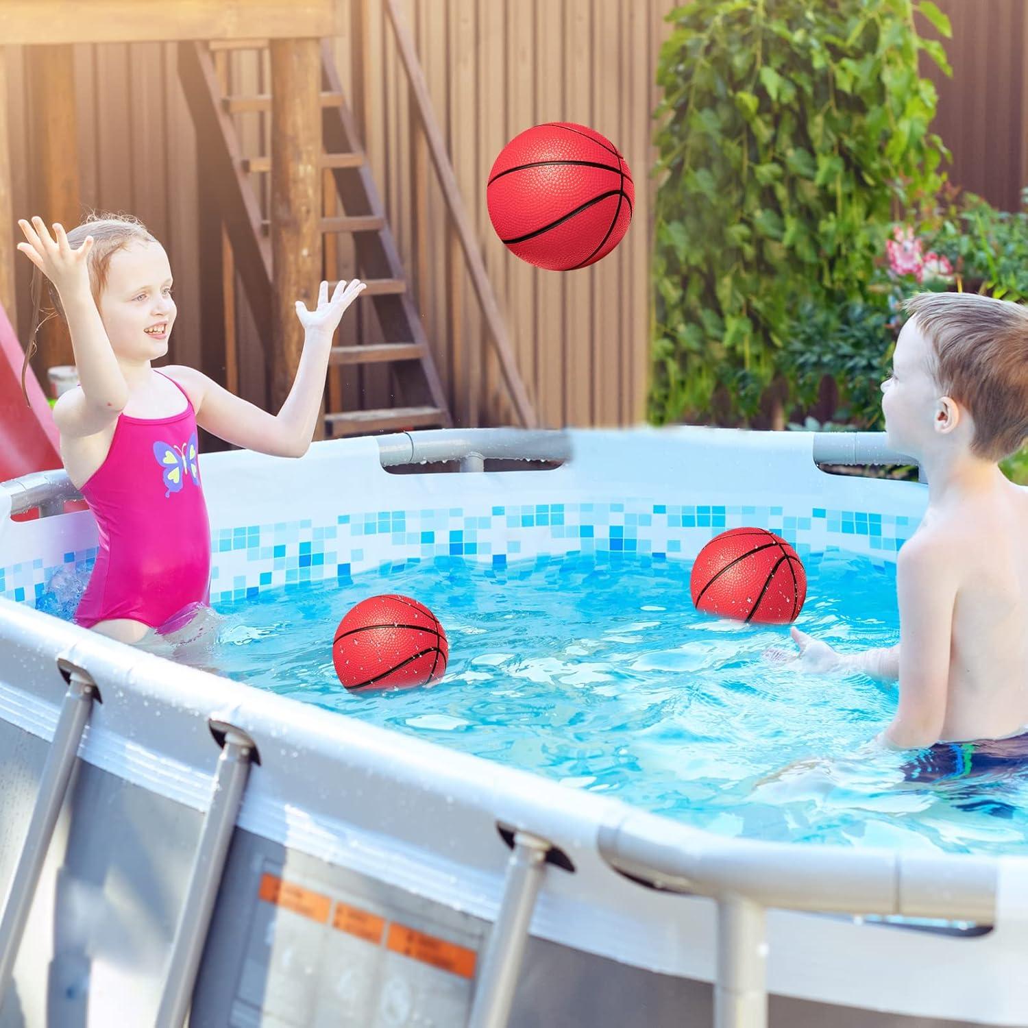 Mini Balones de Baloncesto Iyoyo 3 Piezas 15 cm con Bomba