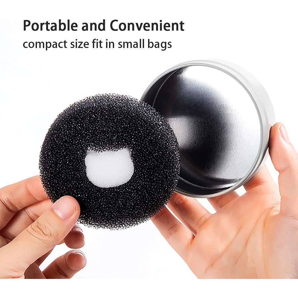 Limpiador de Brochas de Maquillaje Ideal Swan - 4 Esponjas Stipple