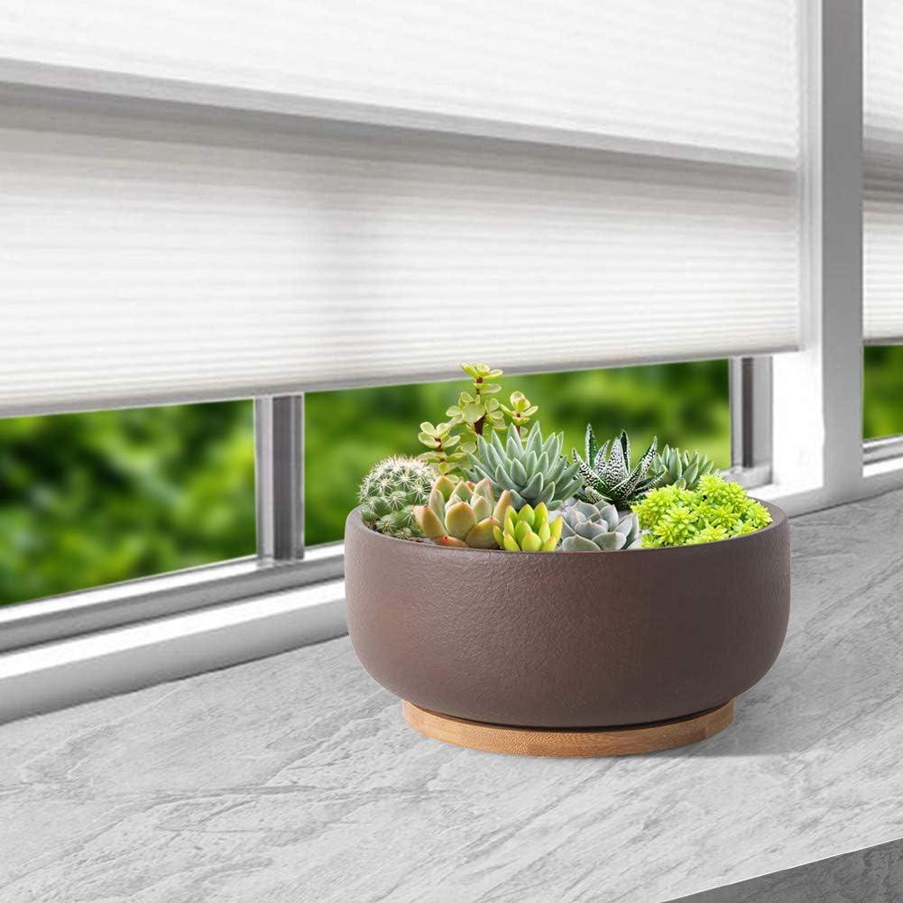 Maceta de Terracota SQOWL 20 cm Redonda con Drenaje