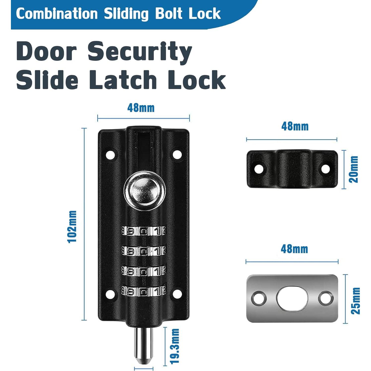 Cerradura de seguridad V·RESOURCING 4 dígitos para puertas