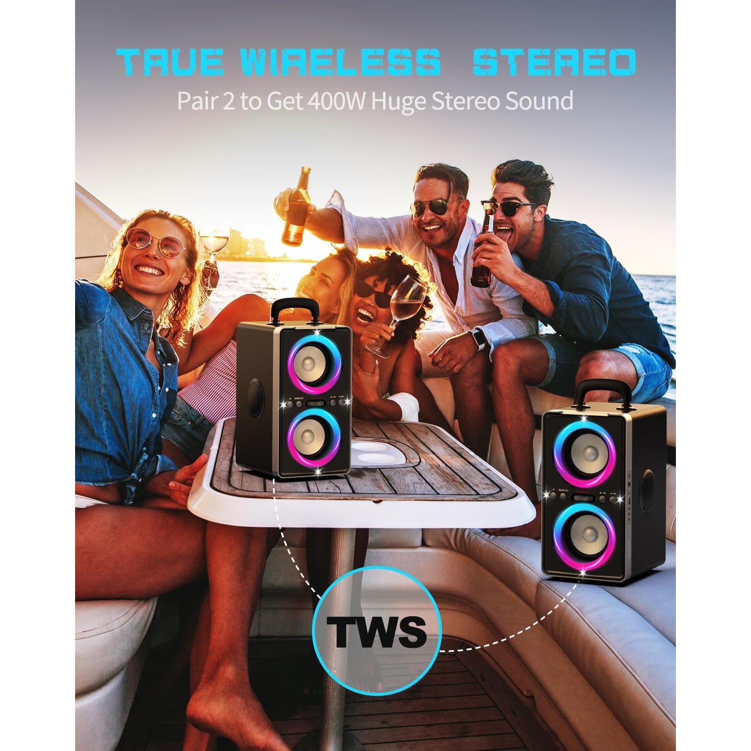 Altavoz Bluetooth YIER BB-05 200W Subwoofer Inalámbrico