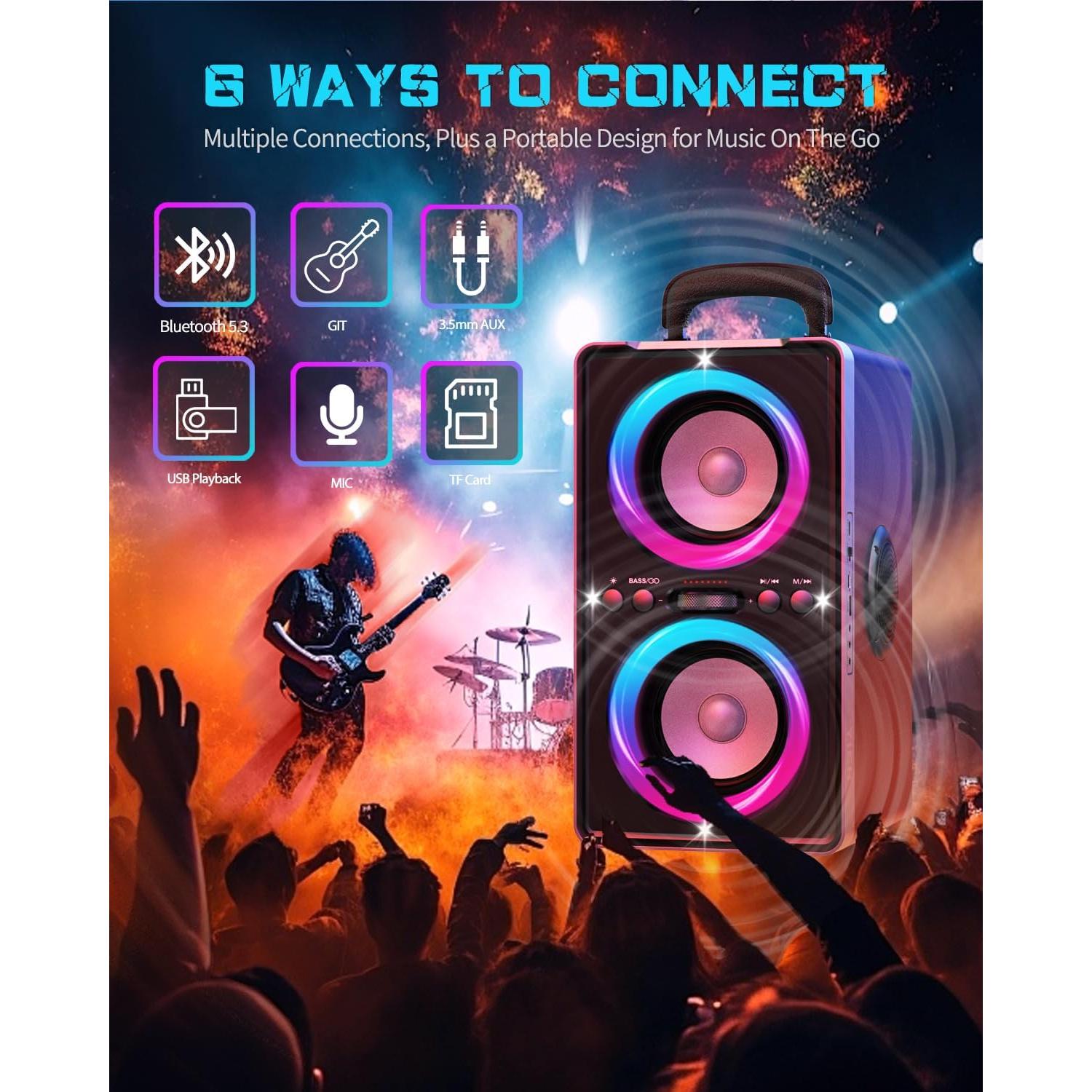 Altavoz Bluetooth YIER BB-05 200W Subwoofer Inalámbrico