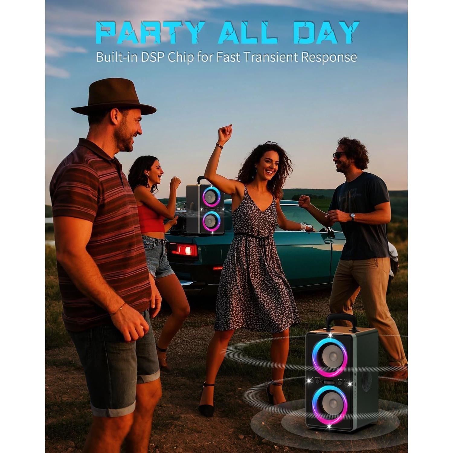 Altavoz Bluetooth YIER BB-05 200W Subwoofer Inalámbrico