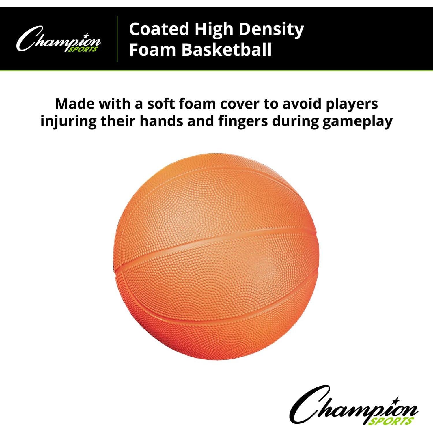 Balón de Baloncesto Espuma Champion Sports Tamaño 3 Naranja