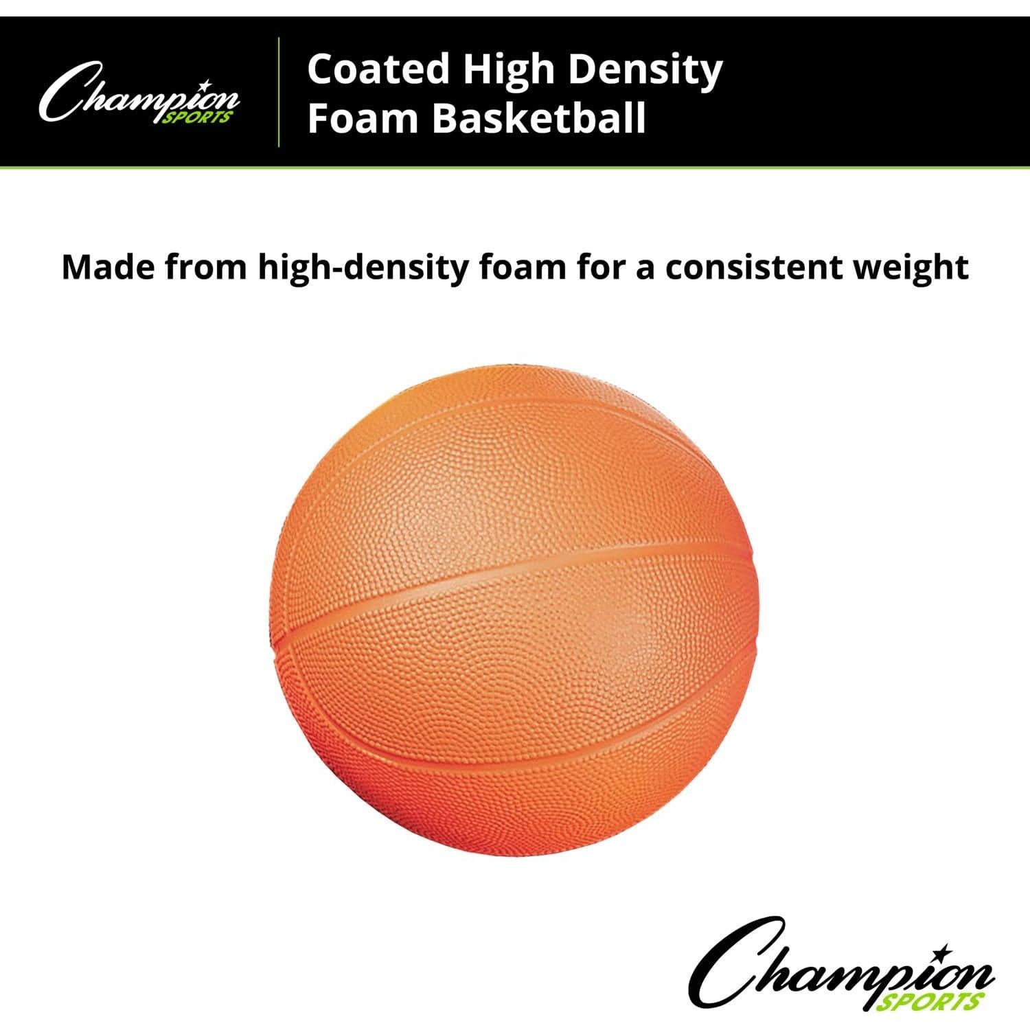 Balón de Baloncesto Espuma Champion Sports Tamaño 3 Naranja