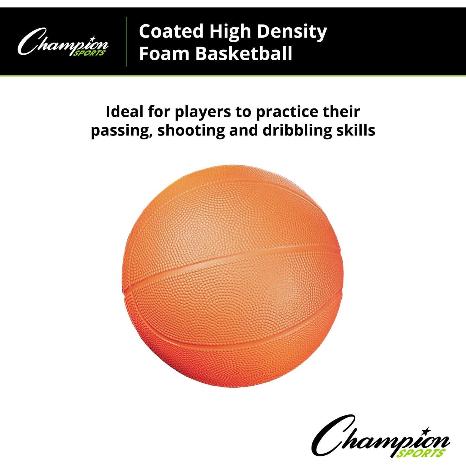 Balón de Baloncesto Espuma Champion Sports Tamaño 3 Naranja