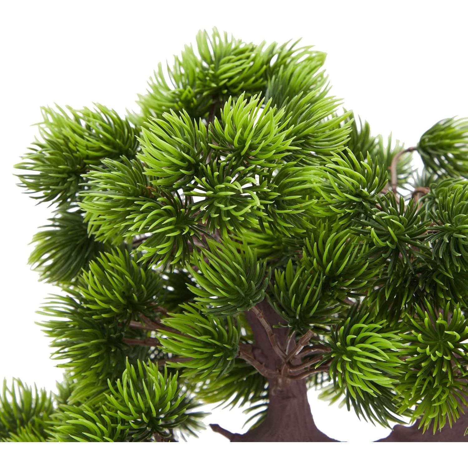 Bonsai Artificial Juvale Pino Japonés en Maceta Blanca