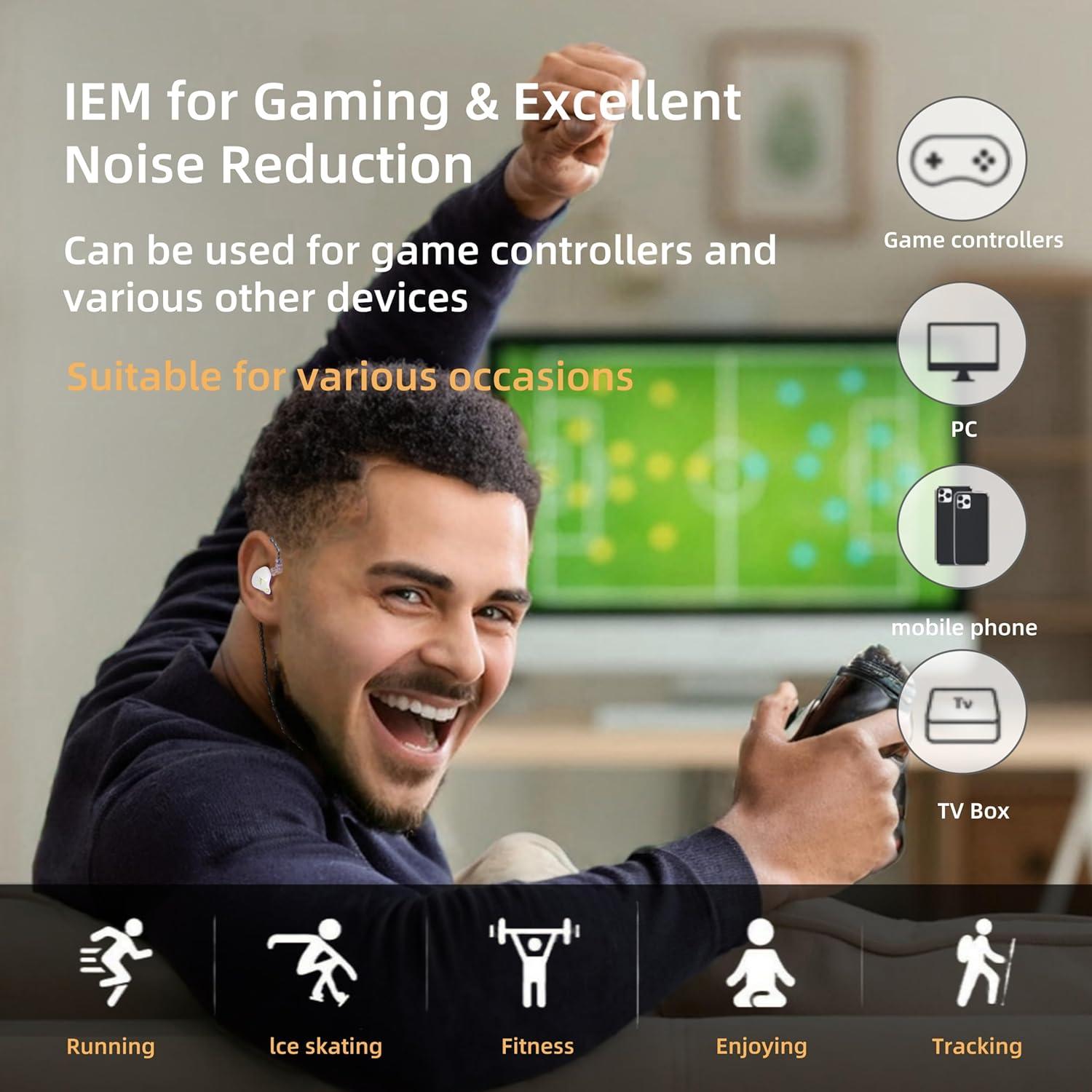 Auriculares Intrauditivos HJX QKZ AK6 Pro con Micrófono - 10mm