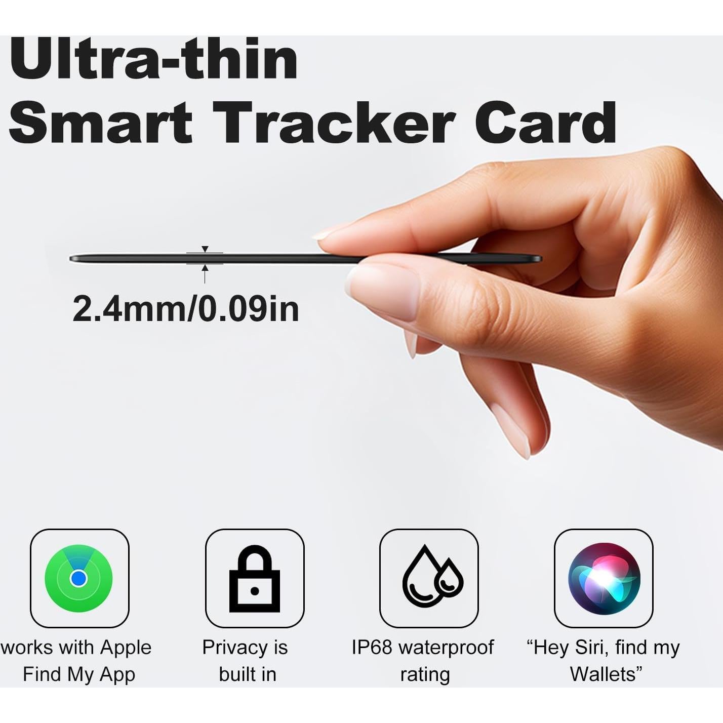 Rastreador Bluetooth NexusLab SmartWallet IP68 Ultra Delgado