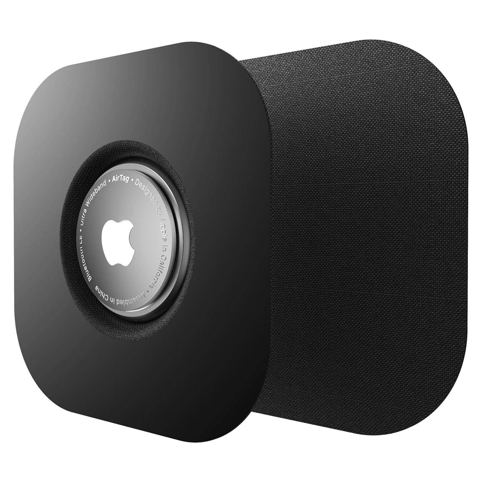 【2 Pack】 Brujula for AirTag Fabric Mount, Hidden & Secure, AirTag Case with 3M Adhesive Sticker, Cover for Glucose Monitor Sensor, Air Tag Holder for Luggage, Wallet, Bag, Jacket