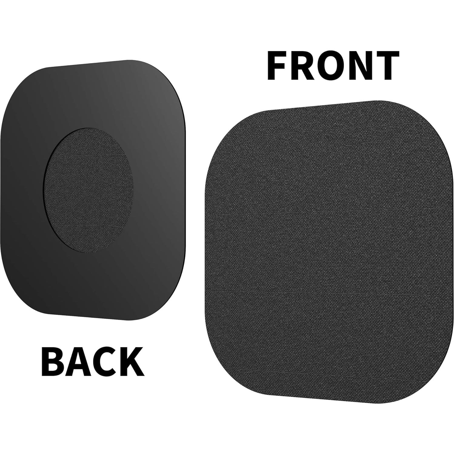 【2 Pack】 Brujula for AirTag Fabric Mount, Hidden & Secure, AirTag Case with 3M Adhesive Sticker, Cover for Glucose Monitor Sensor, Air Tag Holder for Luggage, Wallet, Bag, Jacket