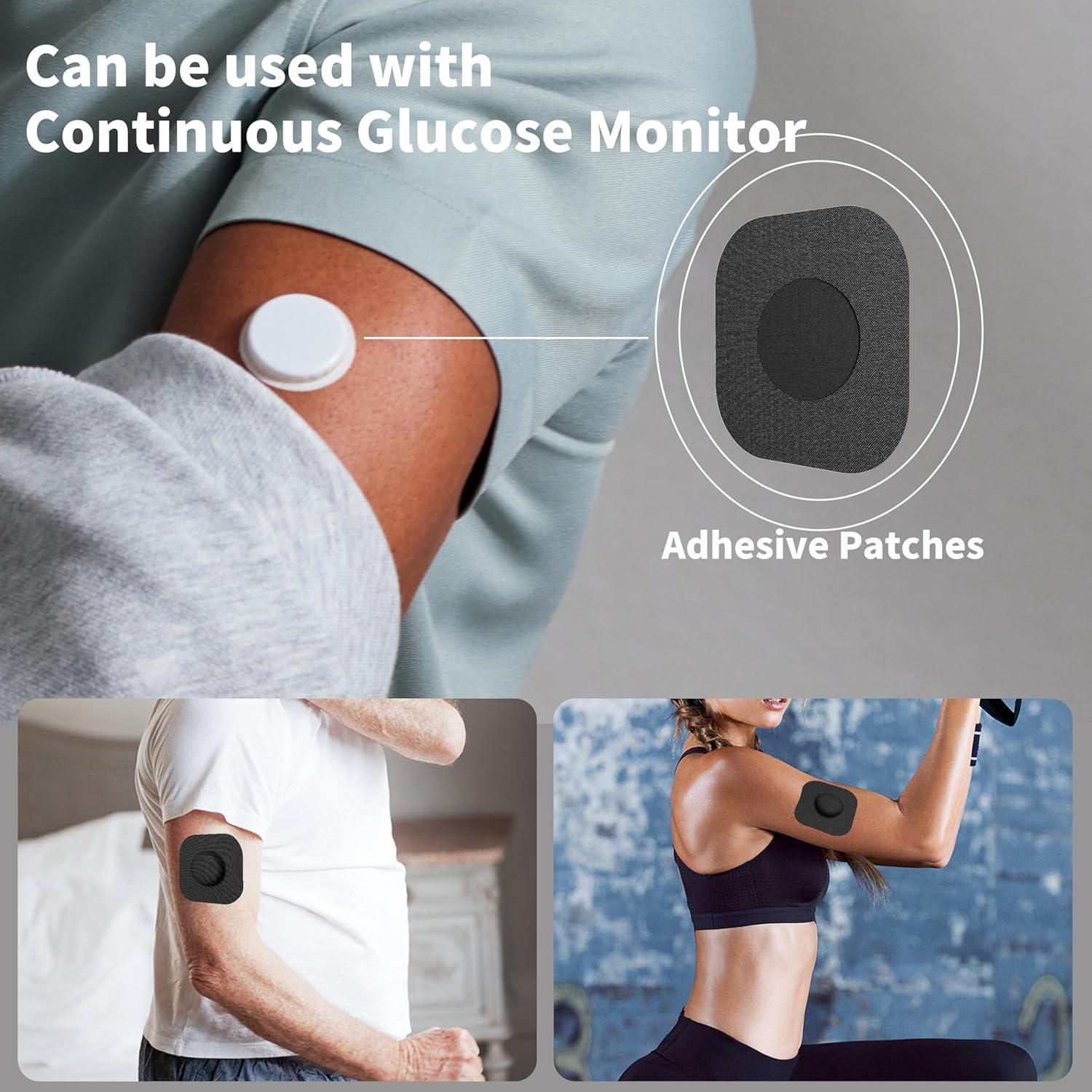 【2 Pack】 Brujula for AirTag Fabric Mount, Hidden & Secure, AirTag Case with 3M Adhesive Sticker, Cover for Glucose Monitor Sensor, Air Tag Holder for Luggage, Wallet, Bag, Jacket