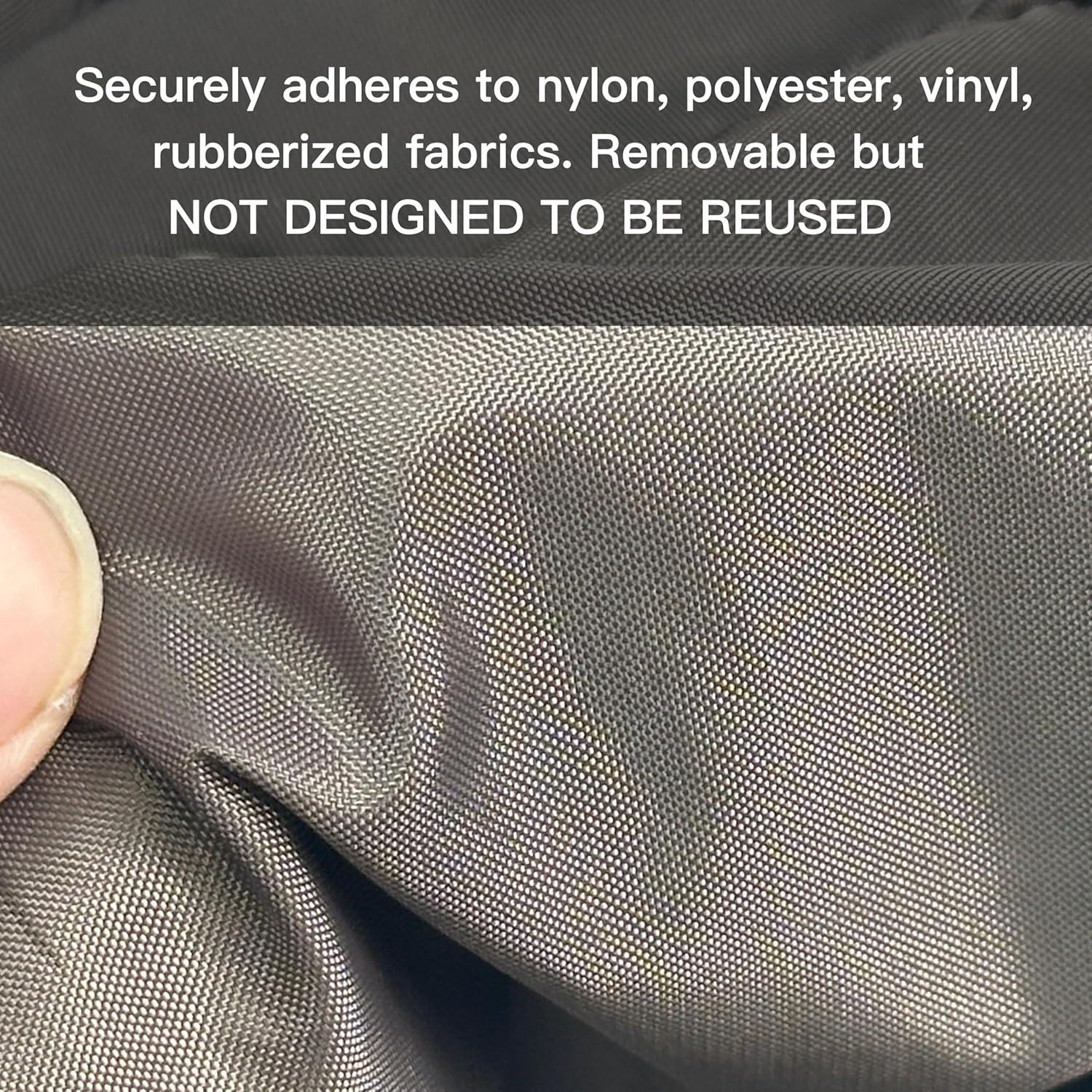 【2 Pack】 Brujula for AirTag Fabric Mount, Hidden & Secure, AirTag Case with 3M Adhesive Sticker, Cover for Glucose Monitor Sensor, Air Tag Holder for Luggage, Wallet, Bag, Jacket