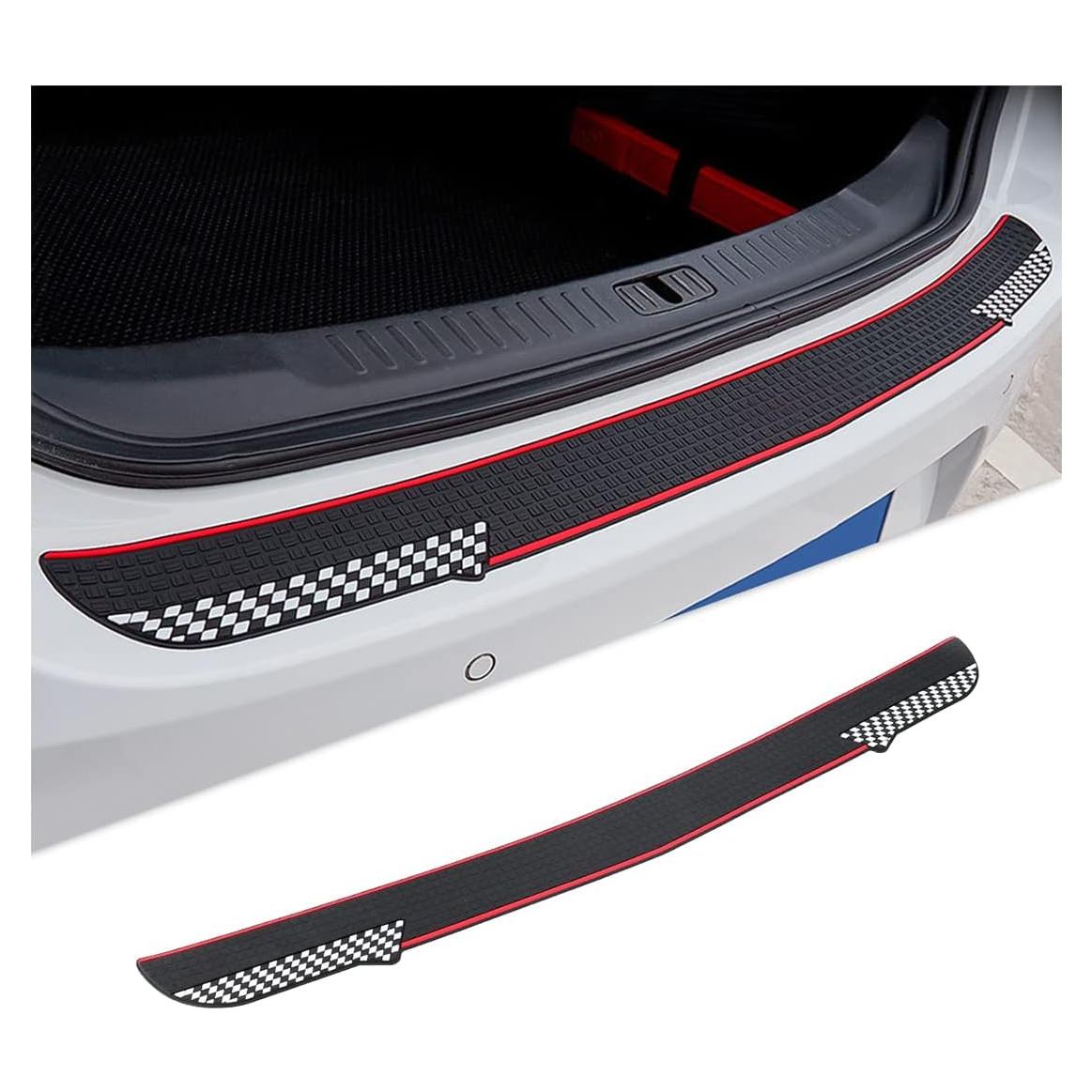 Protector de Parachoques Trasero BLAU GRUN 90 cm Goma Negra