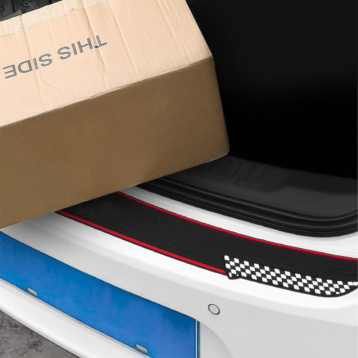 Protector de Parachoques Trasero BLAU GRUN 90 cm Goma Negra