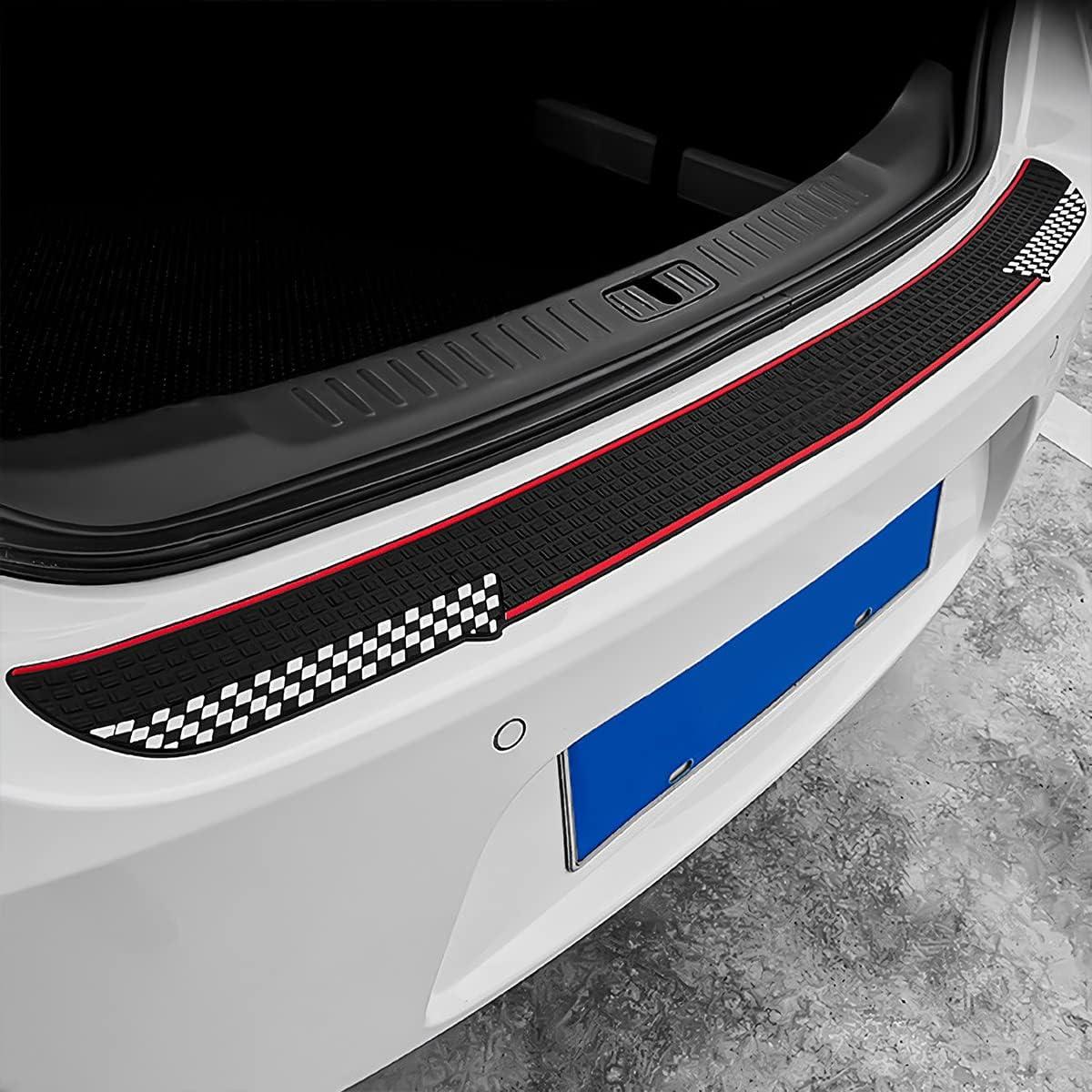 Protector de Parachoques Trasero BLAU GRUN 90 cm Goma Negra