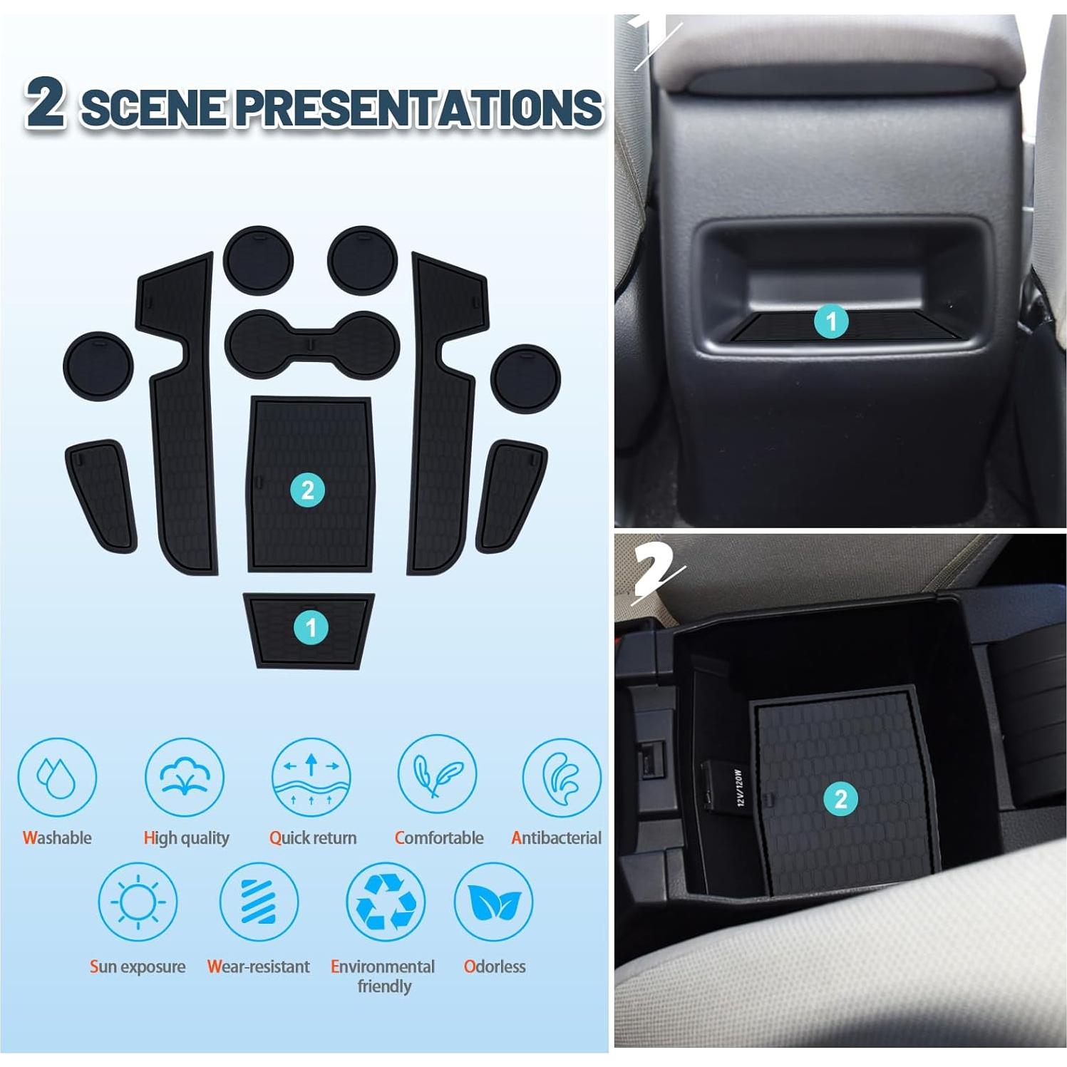 Kit de Alfombrillas Antideslizantes Toyota Corolla 2019-2025 11PCS