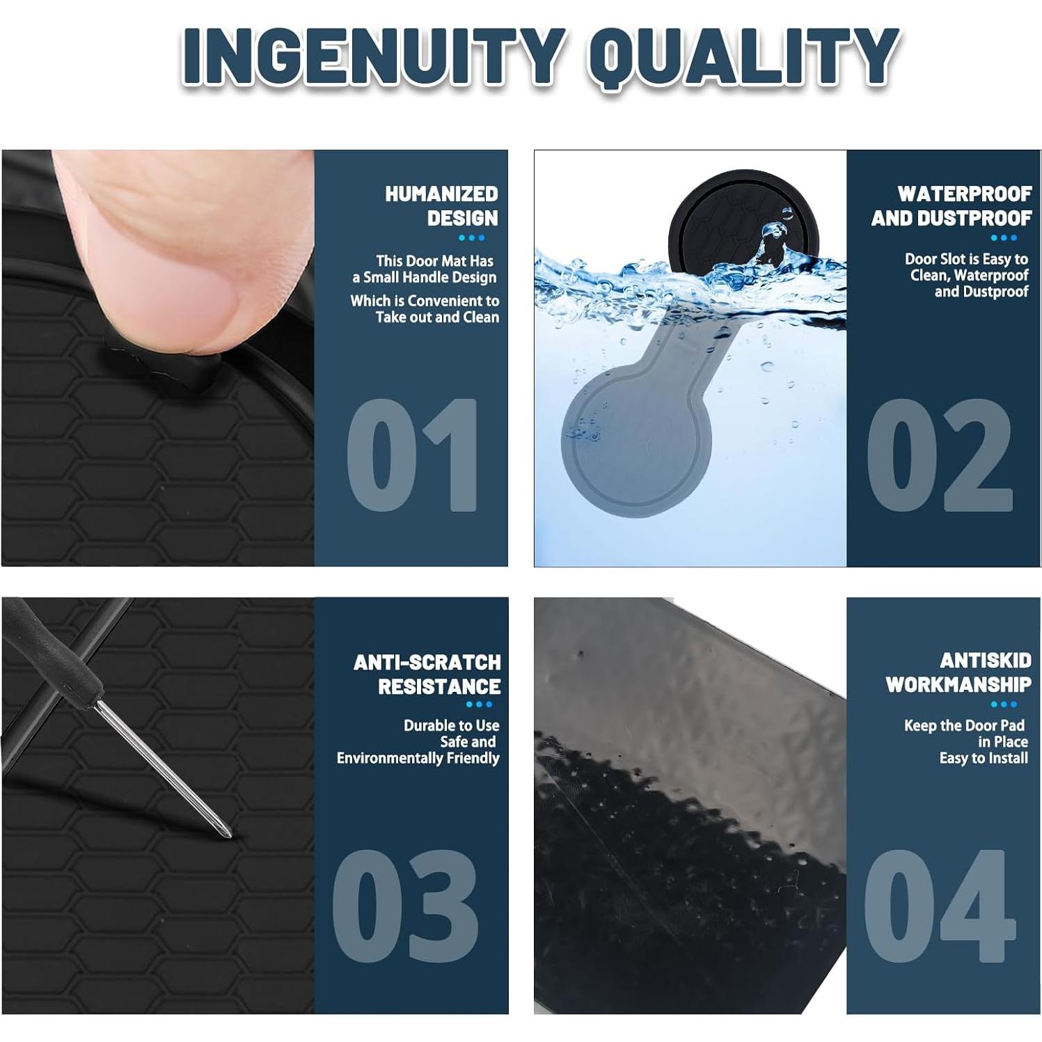 Kit de Alfombrillas Antideslizantes Toyota Corolla 2019-2025 11PCS