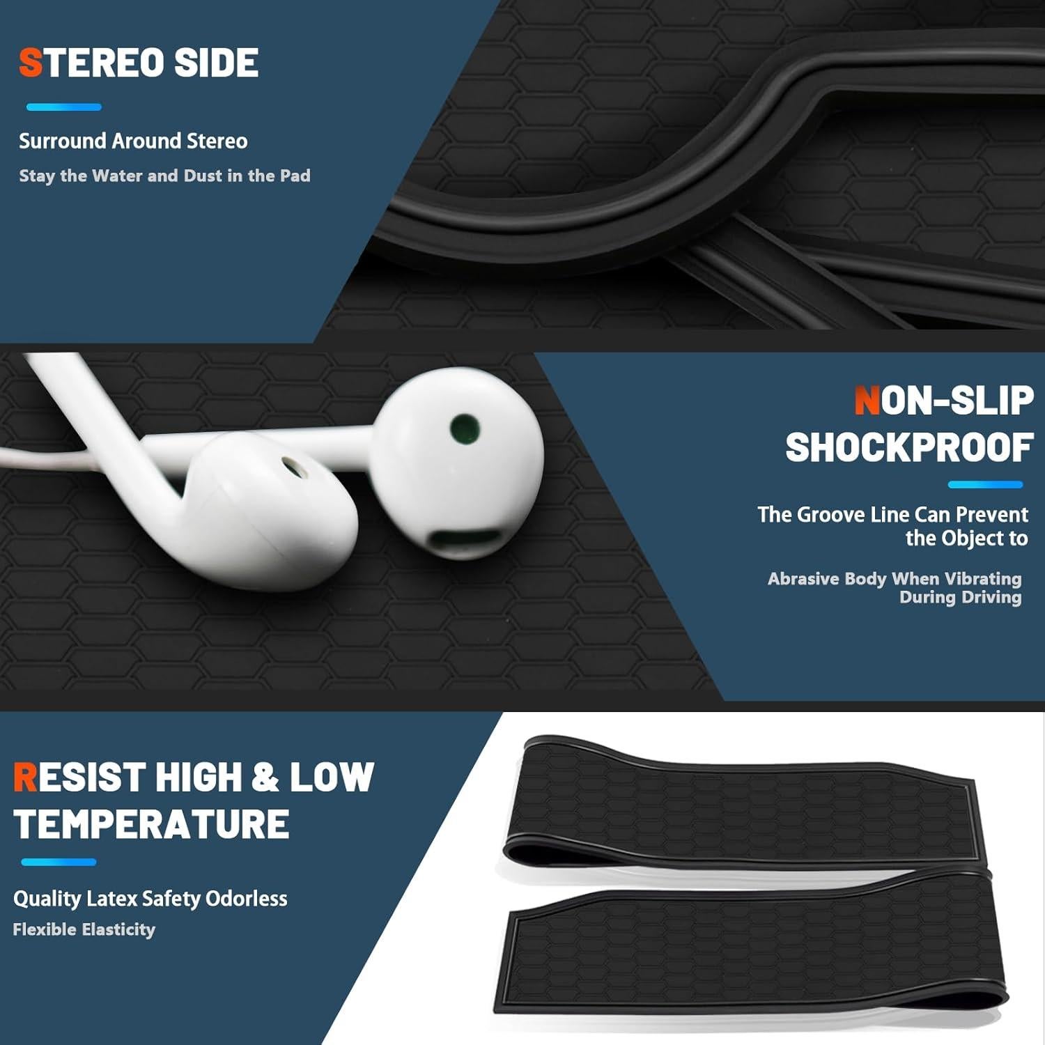 Kit de Alfombrillas Antideslizantes Toyota Corolla 2019-2025 11PCS