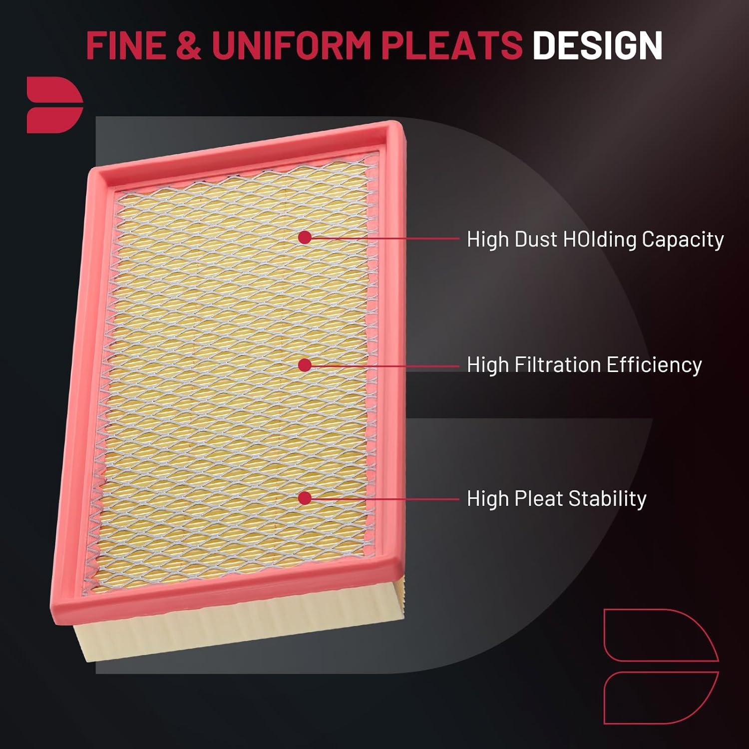 Filtro de aire del motor BDFHYK CA7421 para Chevrolet y GMC